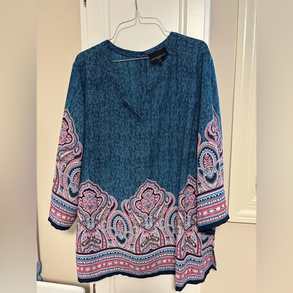 Cynthia Rowley ladies top blouse size 1x - Picture 1 of 8